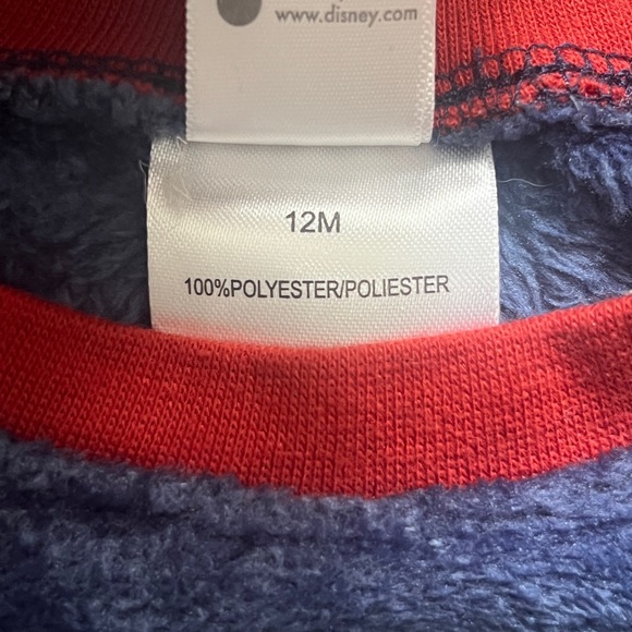 Mickey Mouse Toddler Pull Over Velvet Soft Sweater Size 12 months - Picture 5 of 5
